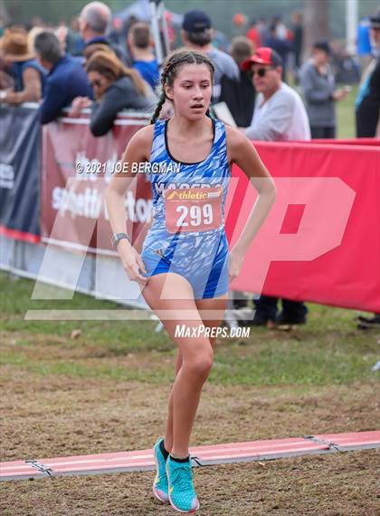 Thumbnail 3 in CIF Central Section Cross Country Championships (Girls D2 Race) photogallery.