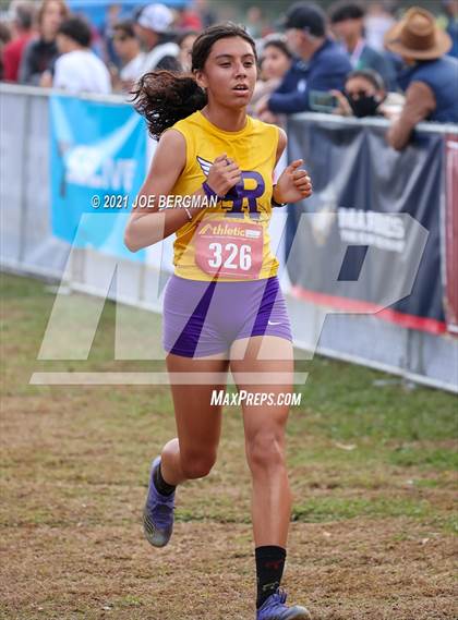 Thumbnail 2 in CIF Central Section Cross Country Championships (Girls D2 Race) photogallery.
