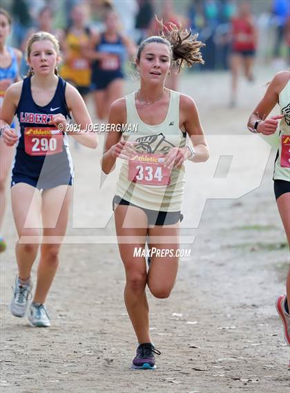 Thumbnail 1 in CIF Central Section Cross Country Championships (Girls D2 Race) photogallery.