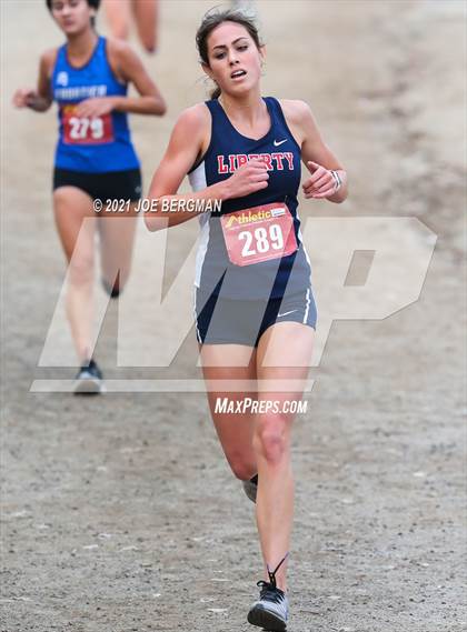 Thumbnail 1 in CIF Central Section Cross Country Championships (Girls D2 Race) photogallery.