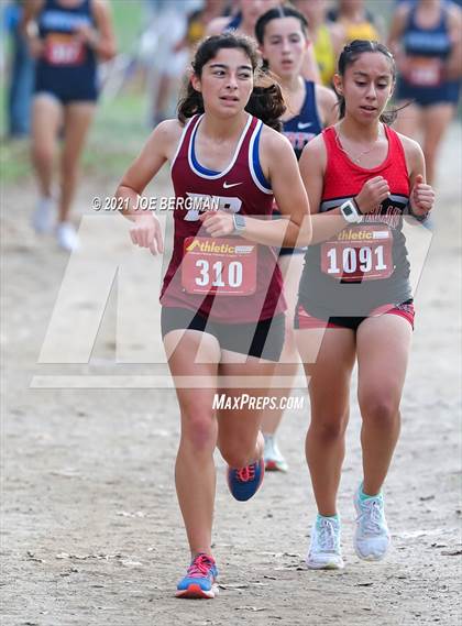 Thumbnail 1 in CIF Central Section Cross Country Championships (Girls D2 Race) photogallery.