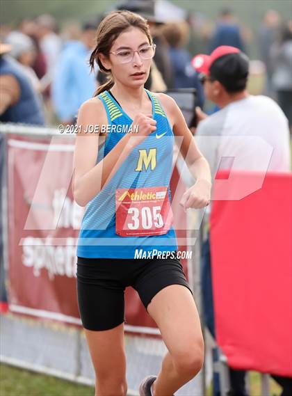 Thumbnail 3 in CIF Central Section Cross Country Championships (Girls D2 Race) photogallery.