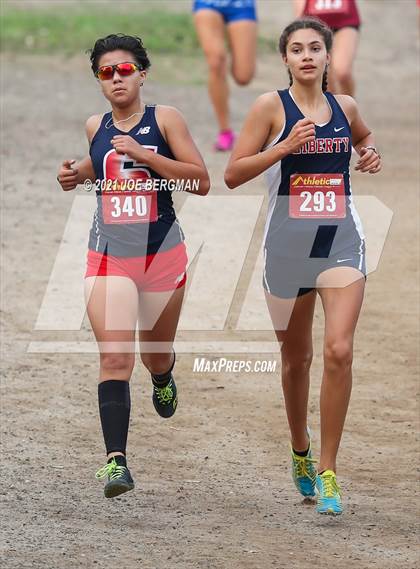 Thumbnail 3 in CIF Central Section Cross Country Championships (Girls D2 Race) photogallery.