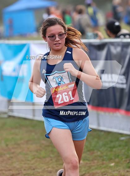 Thumbnail 2 in CIF Central Section Cross Country Championships (Girls D2 Race) photogallery.