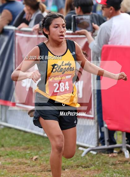 Thumbnail 2 in CIF Central Section Cross Country Championships (Girls D2 Race) photogallery.
