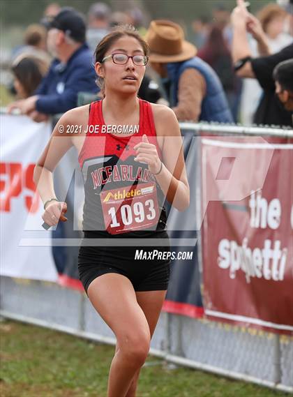 Thumbnail 2 in CIF Central Section Cross Country Championships (Girls D2 Race) photogallery.