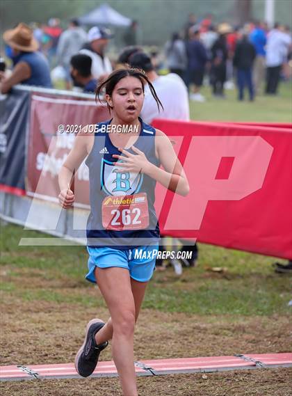 Thumbnail 3 in CIF Central Section Cross Country Championships (Girls D2 Race) photogallery.