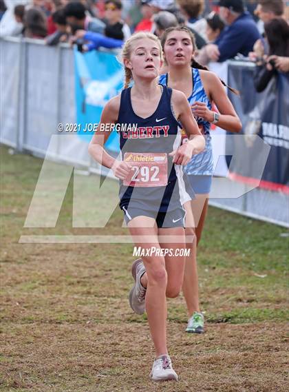Thumbnail 1 in CIF Central Section Cross Country Championships (Girls D2 Race) photogallery.
