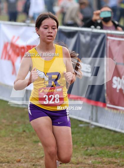 Thumbnail 3 in CIF Central Section Cross Country Championships (Girls D2 Race) photogallery.