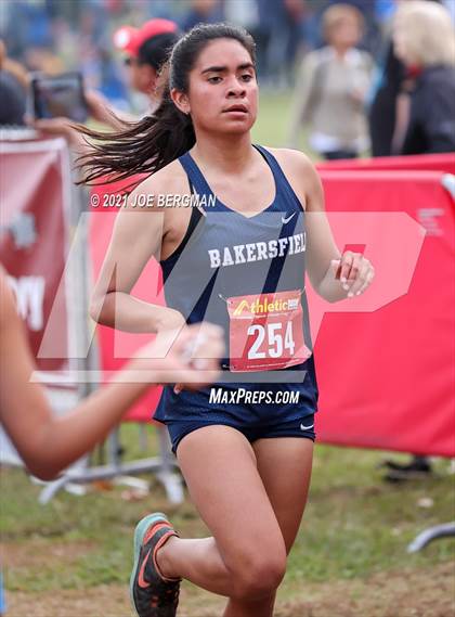 Thumbnail 2 in CIF Central Section Cross Country Championships (Girls D2 Race) photogallery.