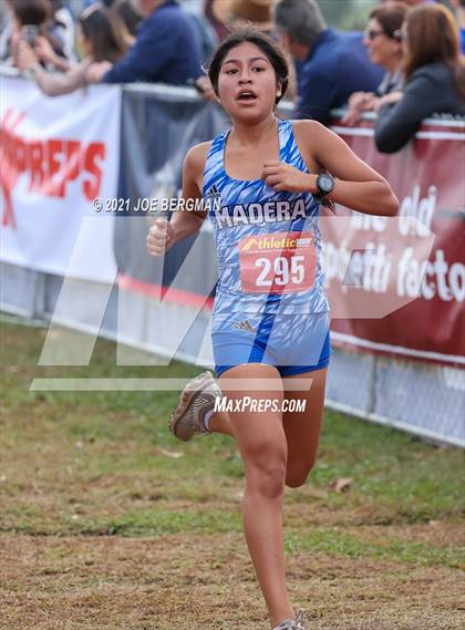 Thumbnail 2 in CIF Central Section Cross Country Championships (Girls D2 Race) photogallery.