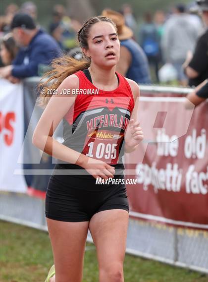 Thumbnail 2 in CIF Central Section Cross Country Championships (Girls D2 Race) photogallery.