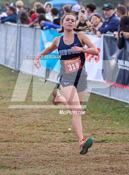 Thumbnail 1 in CIF Central Section Cross Country Championships (Girls D2 Race) photogallery.