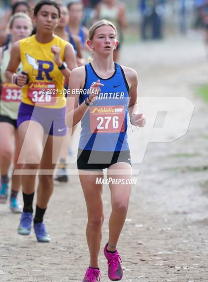 Thumbnail 2 in CIF Central Section Cross Country Championships (Girls D2 Race) photogallery.