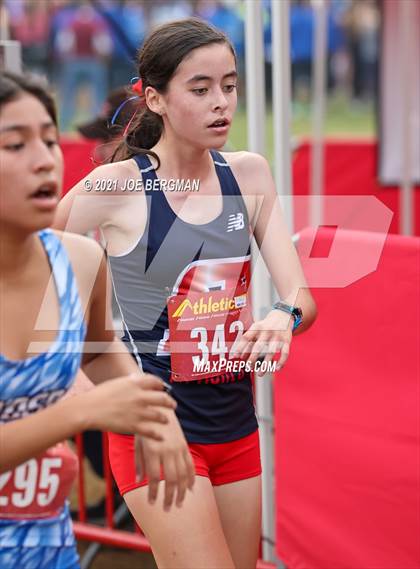 Thumbnail 3 in CIF Central Section Cross Country Championships (Girls D2 Race) photogallery.