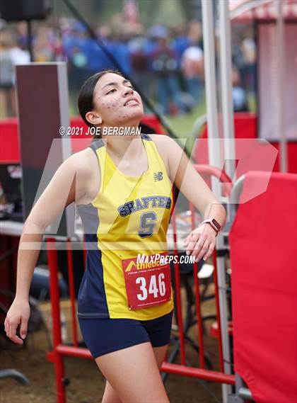 Thumbnail 3 in CIF Central Section Cross Country Championships (Girls D2 Race) photogallery.