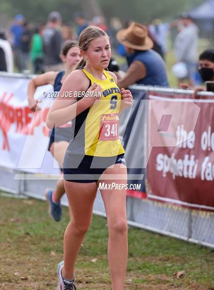 Thumbnail 3 in CIF Central Section Cross Country Championships (Girls D2 Race) photogallery.