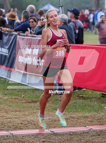 Thumbnail 3 in CIF Central Section Cross Country Championships (Girls D2 Race) photogallery.