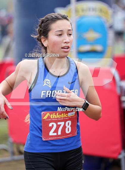 Thumbnail 2 in CIF Central Section Cross Country Championships (Girls D2 Race) photogallery.