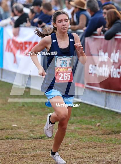 Thumbnail 3 in CIF Central Section Cross Country Championships (Girls D2 Race) photogallery.