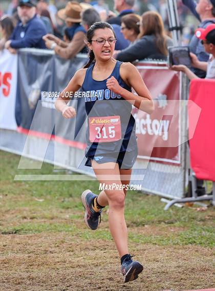Thumbnail 2 in CIF Central Section Cross Country Championships (Girls D2 Race) photogallery.
