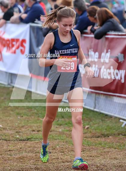 Thumbnail 2 in CIF Central Section Cross Country Championships (Girls D2 Race) photogallery.
