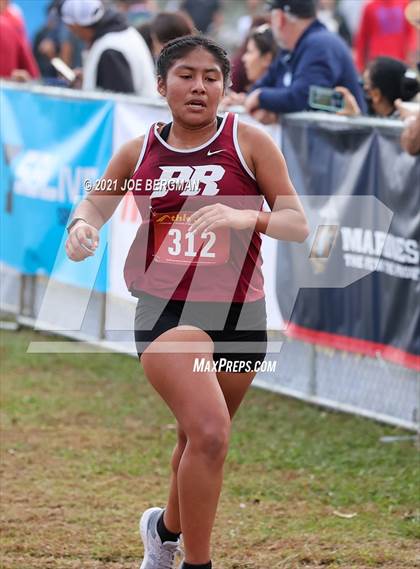 Thumbnail 3 in CIF Central Section Cross Country Championships (Girls D2 Race) photogallery.
