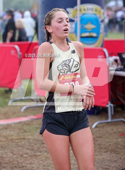 Thumbnail 2 in CIF Central Section Cross Country Championships (Girls D2 Race) photogallery.