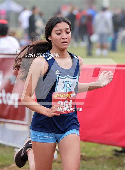 Thumbnail 3 in CIF Central Section Cross Country Championships (Girls D2 Race) photogallery.