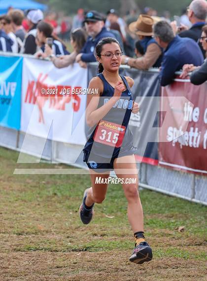 Thumbnail 1 in CIF Central Section Cross Country Championships (Girls D2 Race) photogallery.