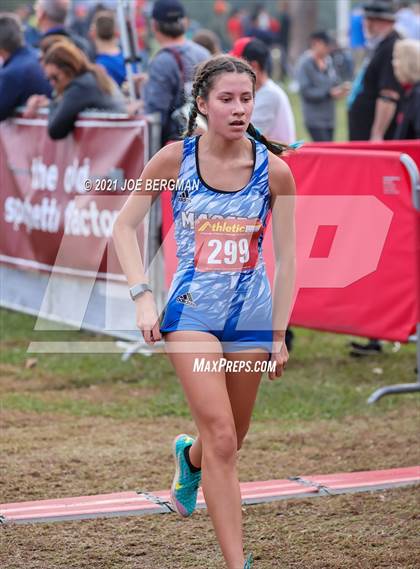 Thumbnail 1 in CIF Central Section Cross Country Championships (Girls D2 Race) photogallery.