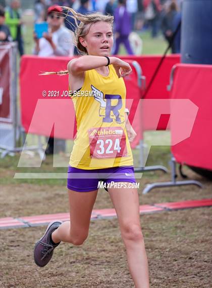 Thumbnail 1 in CIF Central Section Cross Country Championships (Girls D2 Race) photogallery.