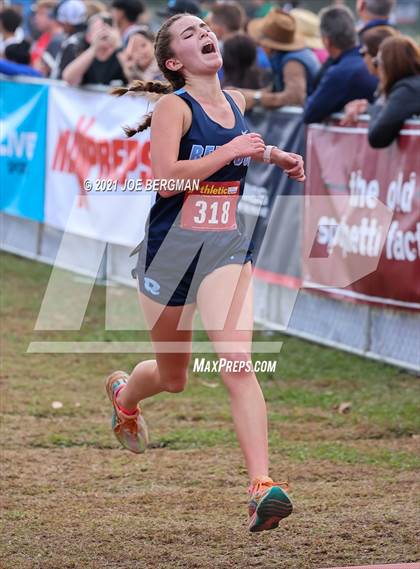 Thumbnail 2 in CIF Central Section Cross Country Championships (Girls D2 Race) photogallery.