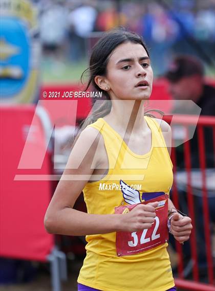 Thumbnail 3 in CIF Central Section Cross Country Championships (Girls D2 Race) photogallery.