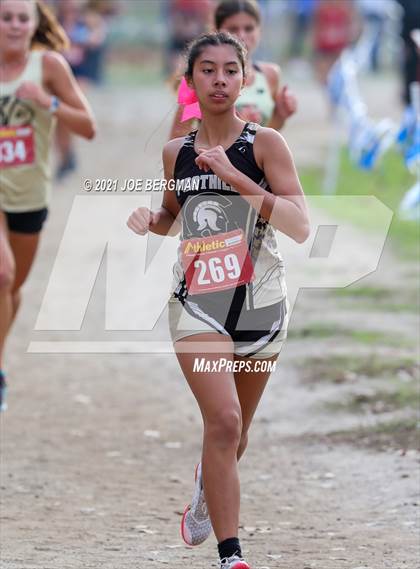 Thumbnail 3 in CIF Central Section Cross Country Championships (Girls D2 Race) photogallery.