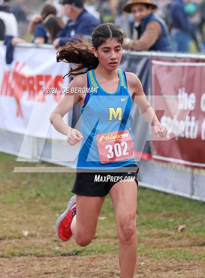 Thumbnail 3 in CIF Central Section Cross Country Championships (Girls D2 Race) photogallery.