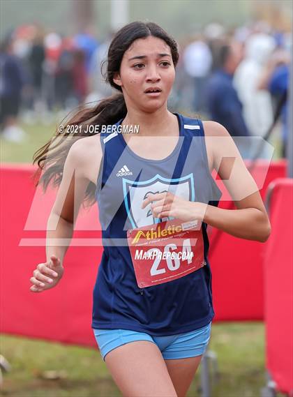 Thumbnail 1 in CIF Central Section Cross Country Championships (Girls D2 Race) photogallery.