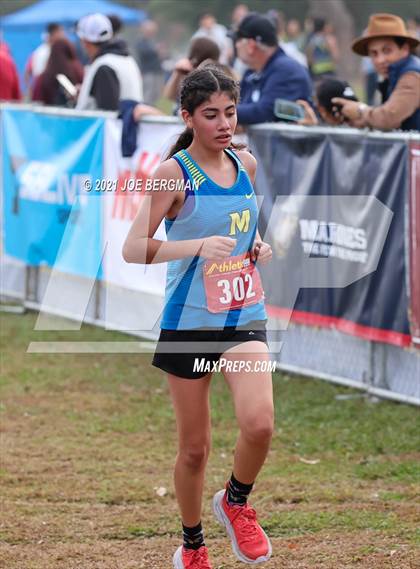 Thumbnail 2 in CIF Central Section Cross Country Championships (Girls D2 Race) photogallery.
