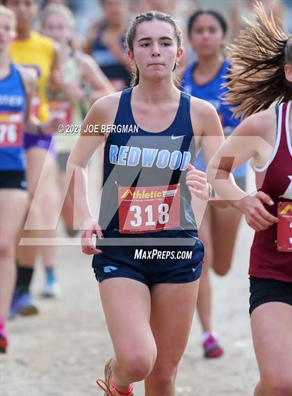 Thumbnail 1 in CIF Central Section Cross Country Championships (Girls D2 Race) photogallery.