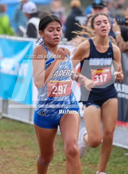 Thumbnail 3 in CIF Central Section Cross Country Championships (Girls D2 Race) photogallery.