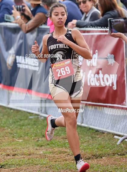 Thumbnail 2 in CIF Central Section Cross Country Championships (Girls D2 Race) photogallery.