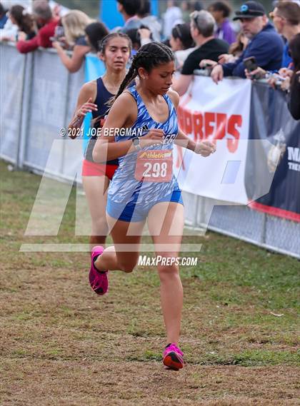 Thumbnail 3 in CIF Central Section Cross Country Championships (Girls D2 Race) photogallery.