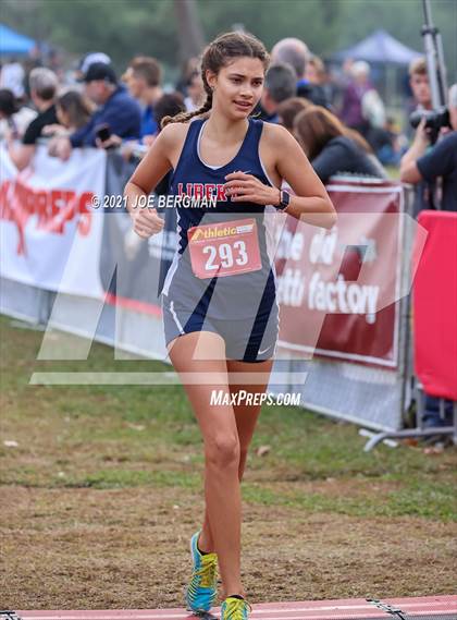 Thumbnail 2 in CIF Central Section Cross Country Championships (Girls D2 Race) photogallery.