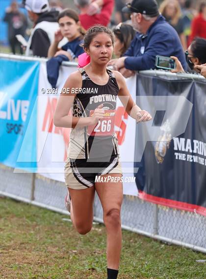 Thumbnail 3 in CIF Central Section Cross Country Championships (Girls D2 Race) photogallery.