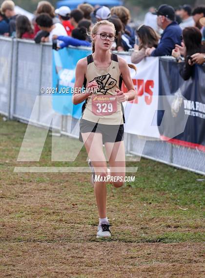 Thumbnail 2 in CIF Central Section Cross Country Championships (Girls D2 Race) photogallery.