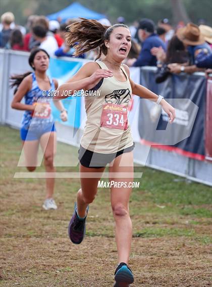 Thumbnail 1 in CIF Central Section Cross Country Championships (Girls D2 Race) photogallery.