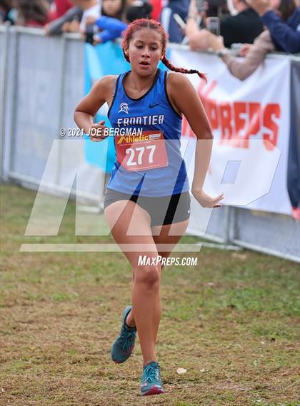 Thumbnail 2 in CIF Central Section Cross Country Championships (Girls D2 Race) photogallery.