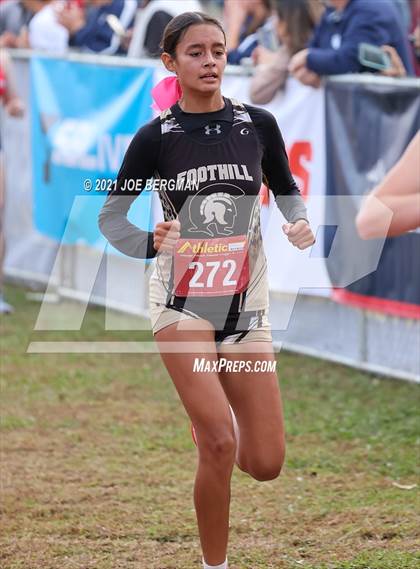 Thumbnail 3 in CIF Central Section Cross Country Championships (Girls D2 Race) photogallery.
