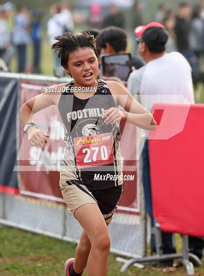 Thumbnail 3 in CIF Central Section Cross Country Championships (Girls D2 Race) photogallery.