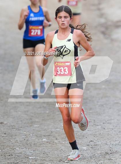 Thumbnail 1 in CIF Central Section Cross Country Championships (Girls D2 Race) photogallery.